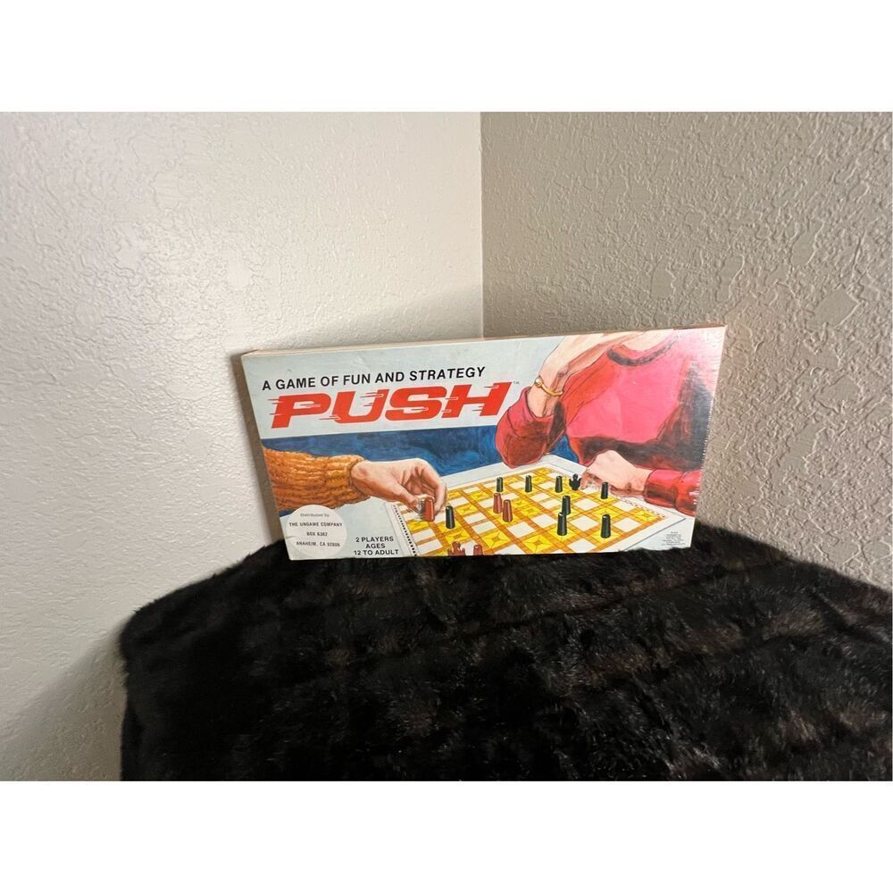 Push 2 Player Strategy Board Game The Ungame Company 1979 sealed new